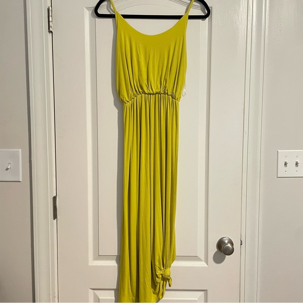 Yellow midi Dress
